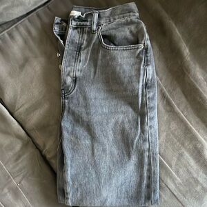 PacSun Black Distressed Dad Jeans